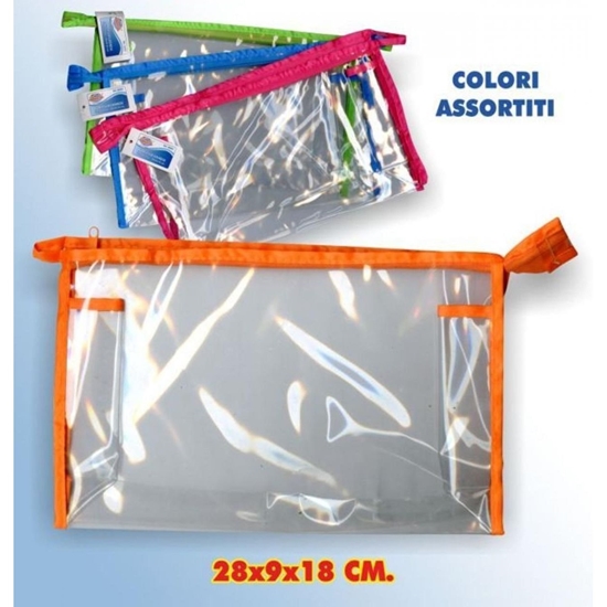 Immagine di FATIGATI BORSELLO DA VIAGGIO 28X9X8CM TRASPARENTE