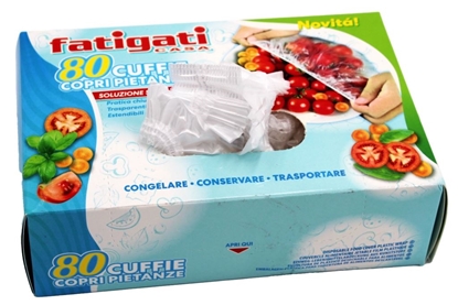 Immagine di FATIGATI CUFFIE SALVAFRESCHEZA 80PZ COPRI ALIMENTI