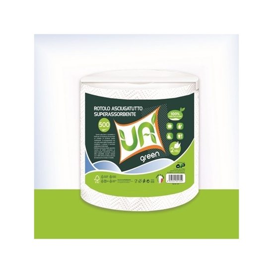 Immagine di UA' GREEN BOBINA MONOROTOLO 500 STRAPPI 2V 600GR