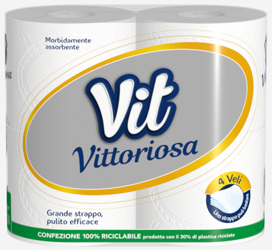 Immagine di VIT C. IGIENICA 4V 4ROT VITTORIOSA 600GR