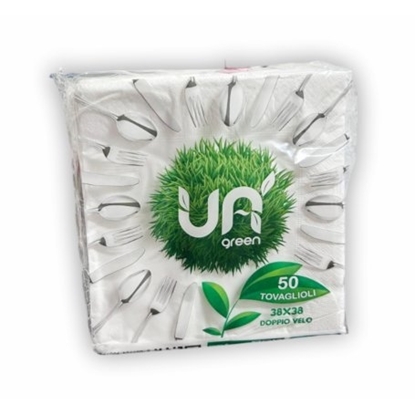 Immagine di UA' GREEN TOV. 50PZ 2V 38X38 SUPER SOFFICI BIANCHI
