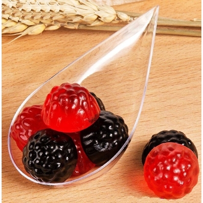 Immagine di MONOPORZIONE A GOCCIA IN PLASTICA TRASPARENTE MOD95 12PZ