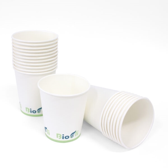 Immagine di BIOALI BICCH. CARTA CAFFE' 75ML 50PZ BIO BIANCHI