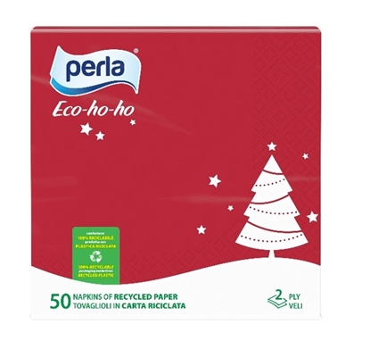 Immagine di PERLA TOV. 50PZ 2V 33X33 ROSSO