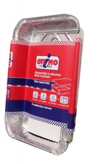 Immagine di OTTIMO VASCH. ALLUMINIO 6PORZ 2PZ C/COP