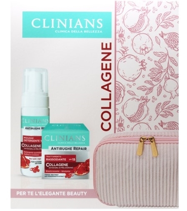 Immagine di CLINIANS CONF. REGALO ANTIRUGHE (CREMA REPAIR 50ML+MOUSSE DET. 150ML+BEAUTY)
