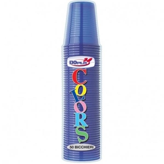 Immagine di DOPLA BICCH. 200CC 50PZ BLU