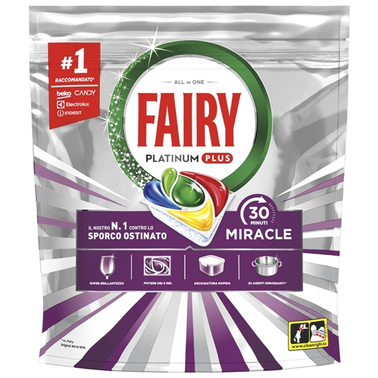 Immagine di FAIRY LAVASTOVIGLIE PLATIN PLUS MIRACLE X32 LEMON