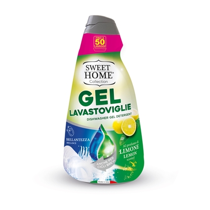 Immagine di SWEET HOME POWER GEL LAVASTOVIGLIE 1LT 50LAV LIMONE