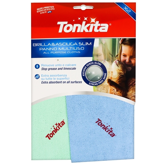 Immagine di TONKITA PANNO BRILLASCIUGA SLIM 2PZ