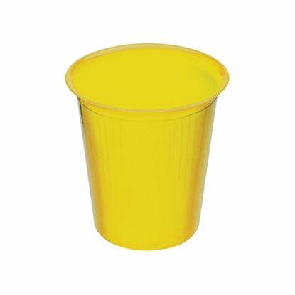 Immagine di CESTINO GETTACARTE CHIUSO 13LT GIALLO