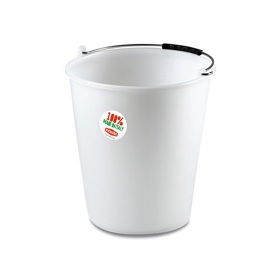 Immagine di UTILPLASTIC SECCHIO 9LT PE SENZA BECCO BIANCO