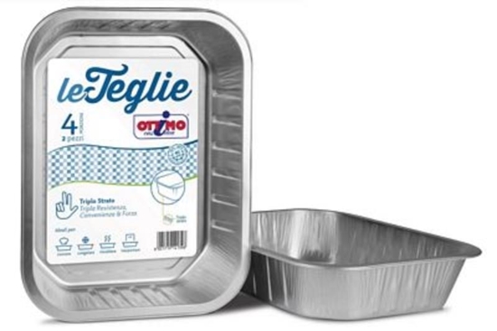 Immagine di OTTIMO TEGLIA ALLUMINIO 4PORZ 2PZ