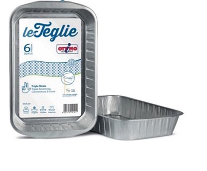 Immagine di OTTIMO TEGLIA ALLUMINIO 6PORZ 2PZ