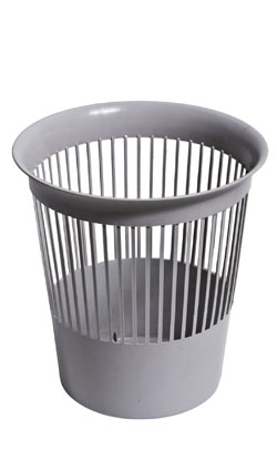 Immagine di CESTINO GETTACARTE APERTO 13LT GRIGIO