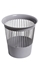 Immagine di CESTINO GETTACARTE APERTO 13LT GRIGIO