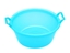 Immagine di UTILPLASTIC BACINELLA ROTONDA 40CM 12LT PE CELESTE