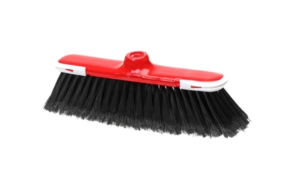 Immagine di UTILPLASTIC SCOPA PIATTA EXTRA ROSSA CON PARAURTI