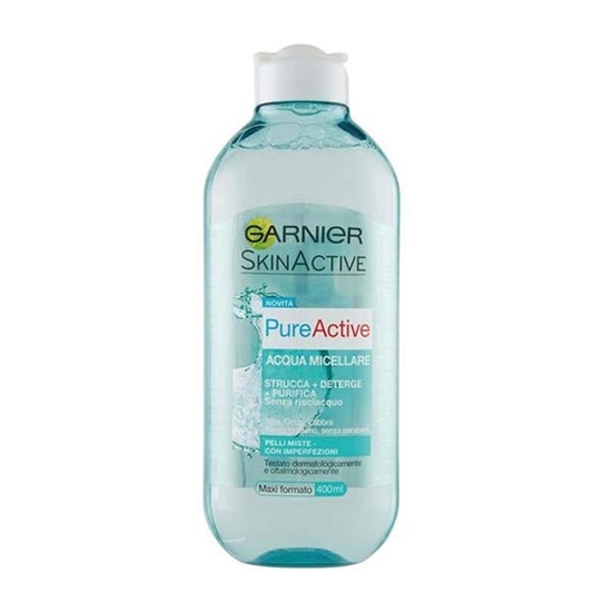 Immagine di GARNIER ACQUA MICELLARE 400ML PELLI MISTE PURE ACTIVE