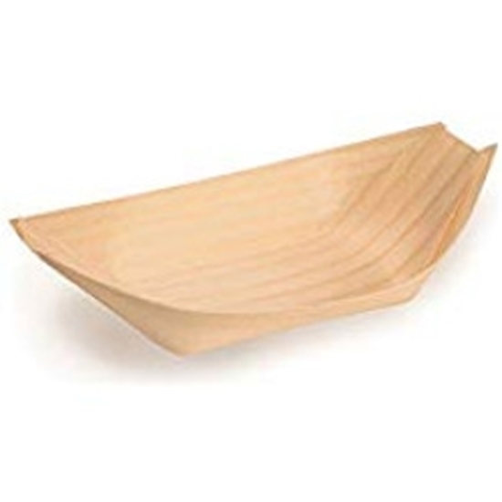 Immagine di ALMAR BARCHETTA IN LEGNO PER FINGERFOOD 100PZ 11.5CM