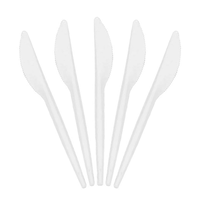 Immagine di ALMAR COLTELLO RIUTILIZZABILE 100PZ BIANCO 18CMX3,5gr