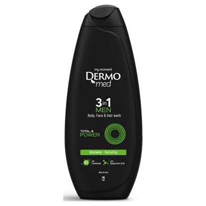 Immagine di DERMOMED BAGNO MEN 450ML 3IN1 TOTAL E POWER IDRATANTE