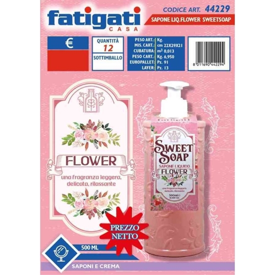 Immagine di FATIGATI SWEET SOAP SAP. LIQ. 500ML FLOWER
