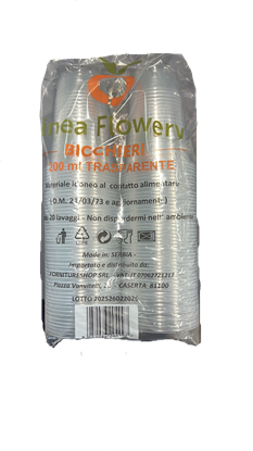 Immagine di FLOWERY BICCH. 200CC 100PZ 2gr TRASPARENTE