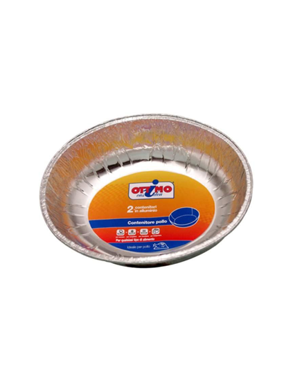 Immagine di OTTIMO VASCH. ALLUMINIO 2PZ PER POLLO