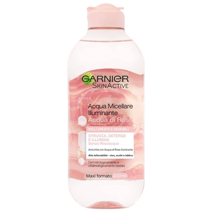 Immagine di GARNIER ACQUA MICELLARE 400ML ILLUMINANTE ACQUA DI ROSE