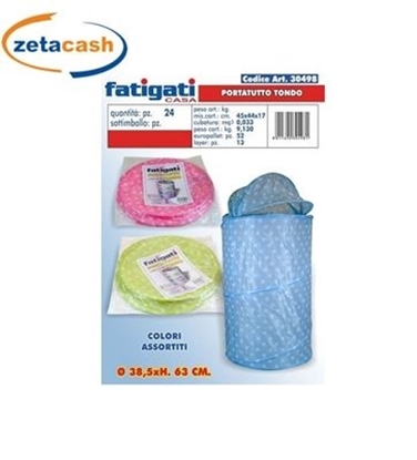 Immagine di FATIGATI PORTAOGGETTI IN TESSUTO TONDO COLORI VARI PIEGHEVOLE