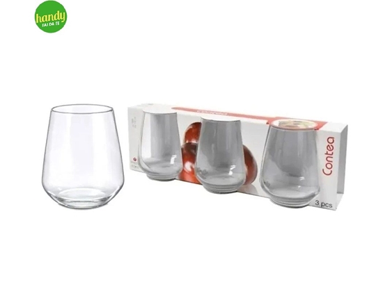 Immagine di KASAVIVA TRIS DI BICCHIERI ACQUA IN VETRO TONDI