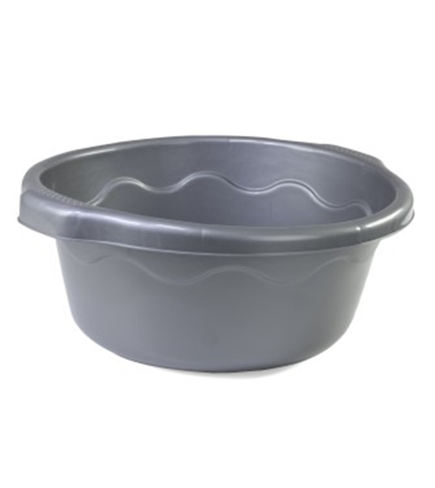 Immagine di UTILPLASTIC BACINELLA ROTONDA 35CM 7LT PE GRIGIA