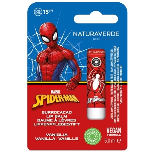 Immagine di NATURAVERDE STICK LABBRA 5GR VANIGLIA SPIDERMAN