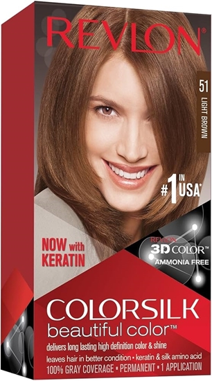 Immagine di REVLON CREMA COLORANTE SENZA AMMONIACA 51 LIGHT BROWN (CASTANO CHIARO)
