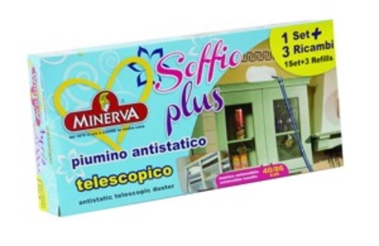 Immagine di MINERVA PIUMINO ANTISTATICO TELESCOPICO + 3 RIC