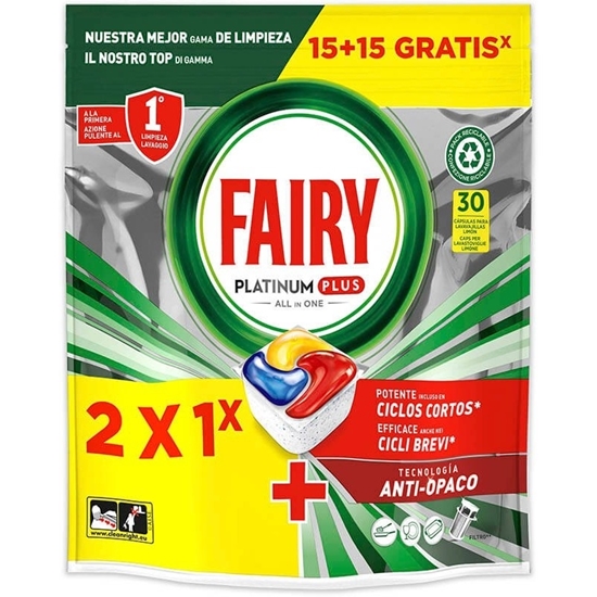 Immagine di FAIRY LAVASTOVIGLIE PLATIN PLUS X30 LIMONE