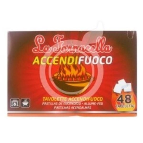 Immagine di LA FORNACELLA DIAVOLINA ACCENDIFUOCO 48PZ TAVOLETTE