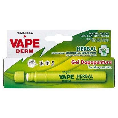 Immagine di VAPE DERM HERBAL PENNA GEL DOPOPUNTURA 10ML CITRONELLA & EUCALIPTO