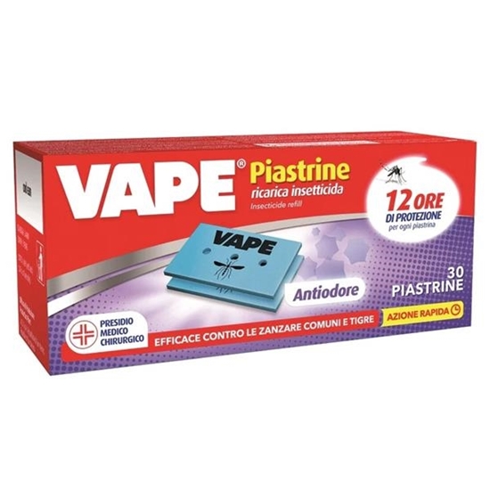 Immagine di VAPE PIASTRINE ZANZARE 30PZ ANTIODORE (GA1889900)