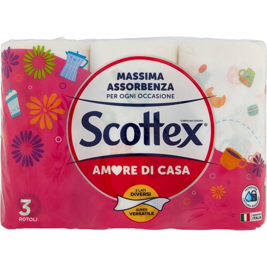 Immagine di SCOTTEX ASCIUGATUTTO 3ROT AMORE DI CASA