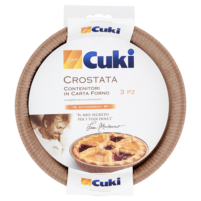 Immagine di CUKI CONT. IN CARTA FORNO 3PZ CROSTATA