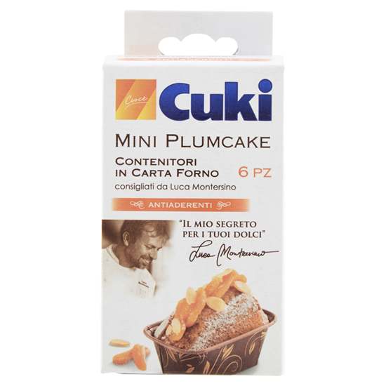 Immagine di CUKI CONT. IN CARTA FORNO 6PZ MINI PLUMCAKE