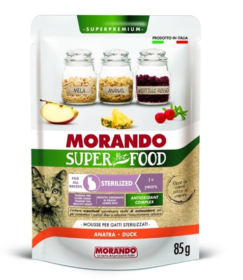 Immagine di MORANDO SUPER GATTO EXIGENT PALATE MOUSSE 85GR ANATRA