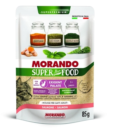 Immagine di MORANDO SUPER GATTO EXIGENT PALATE MOUSSE 85GR SALMONE