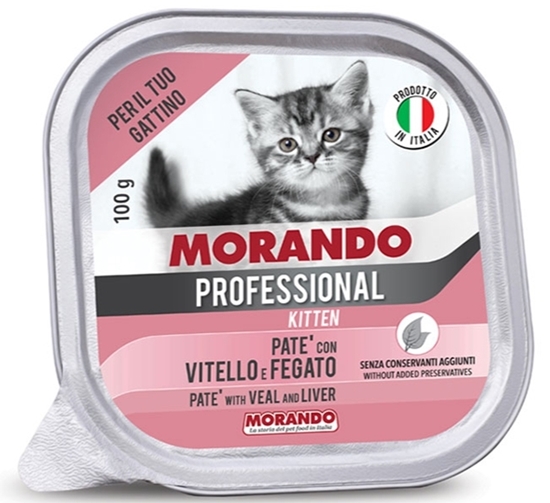 Immagine di MORANDO PROFESSIONAL GATTO KITTEN PATE' 100GR (VASCH.) VITELLO/FEGATO