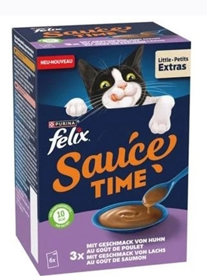 Immagine di FELIX GATTO EXTRAS SAUCE SALSA 6x40GR POLLO E SALMONE