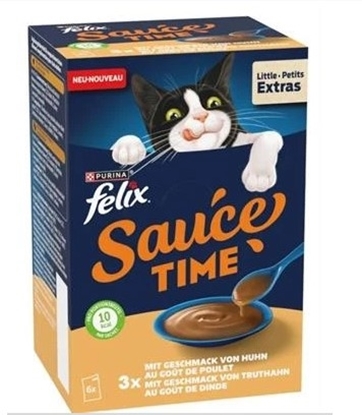 Immagine di FELIX GATTO EXTRAS SAUCE SALSA 6x40GR POLLO E TACCHINO
