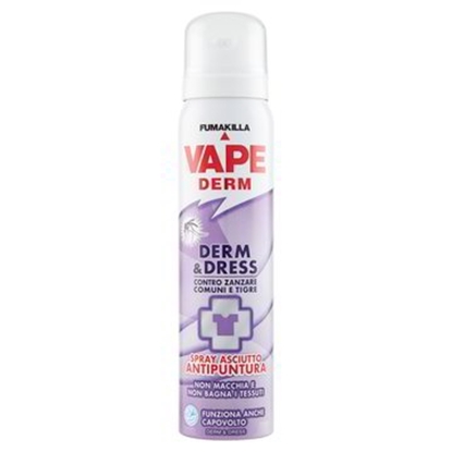 Immagine di VAPE DERM SPRAY 100ML DERM E DRESS ASCIUTTO CONTRO ZANZARE