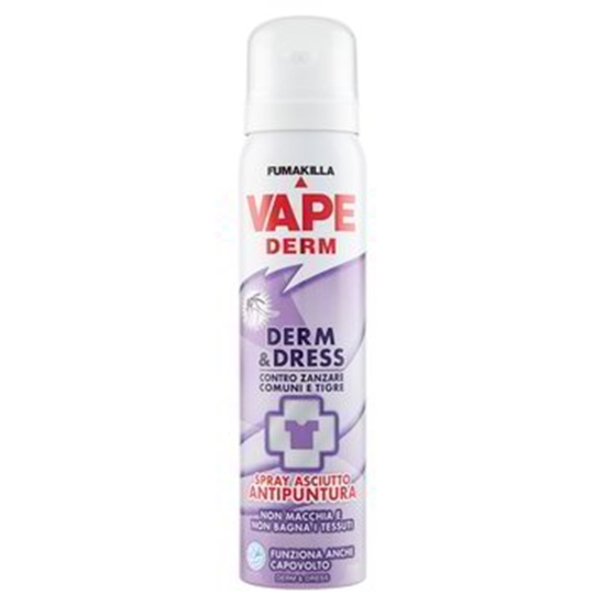 Immagine di VAPE DERM SPRAY 100ML DERM E DRESS ASCIUTTO CONTRO ZANZARE